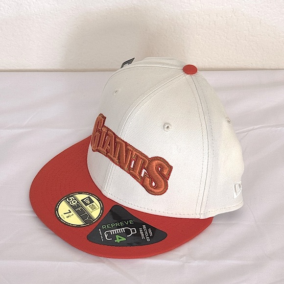 NEW ERA “SF Giants” Repreve Green Collection 59FIFTY Fitted Hat Size 7 7/8 NWT - Picture 4 of 6